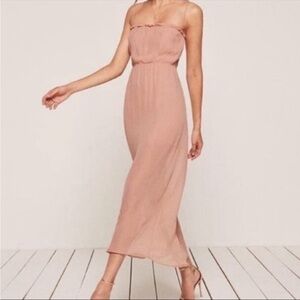 Reformation Mauve Pink Color Ballet Slip Dress